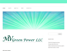 Tablet Screenshot of mvgreenpower.com